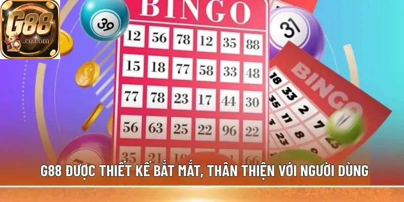 G88 được thiết kế bắt mắt, thân thiện với người dùng